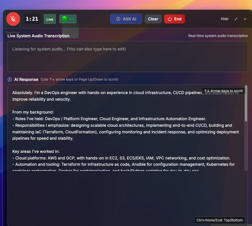 Get AI Feedback & Practice Responses